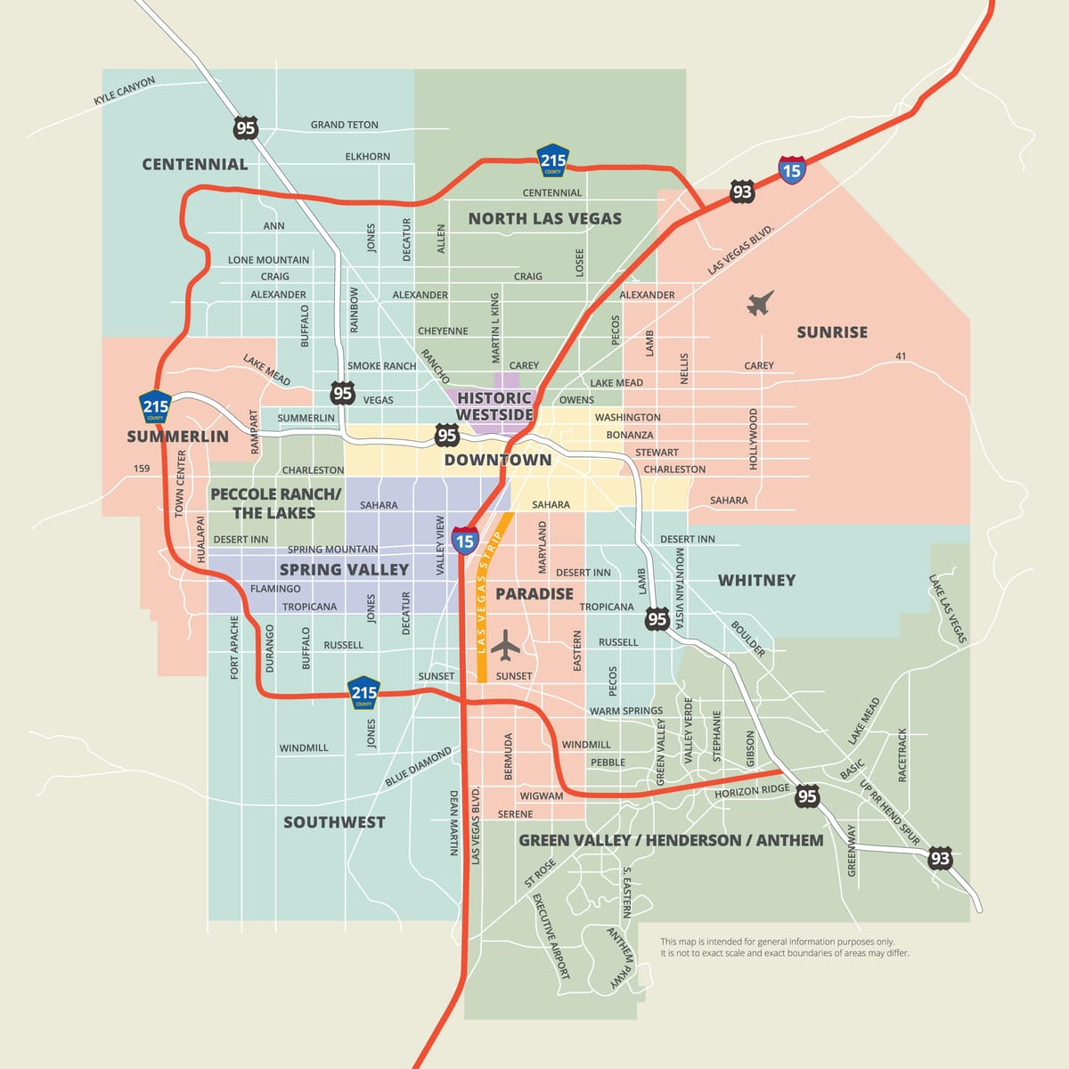 harta north Las Vegas