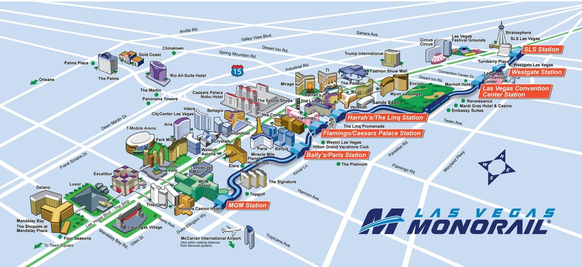 harta SLS Las Vegas