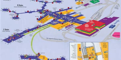 Harta de aeroportul McCarran