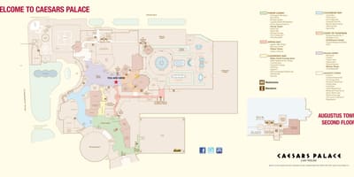 Caesars Las Vegas arată hartă
