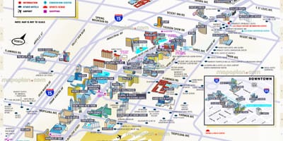 Harta Vegas strip
