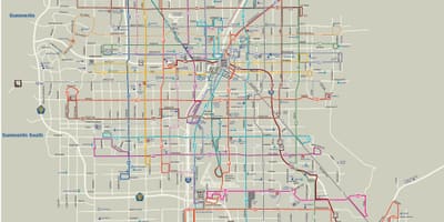 Las Vegas harta rutelor de autobuz
