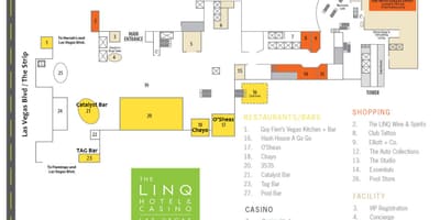 Harta Linq Las Vegas