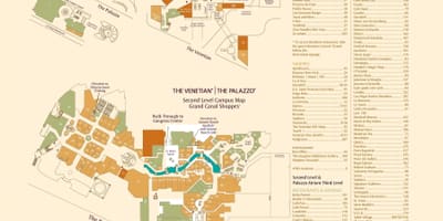 Harta Venetian Las Vegas